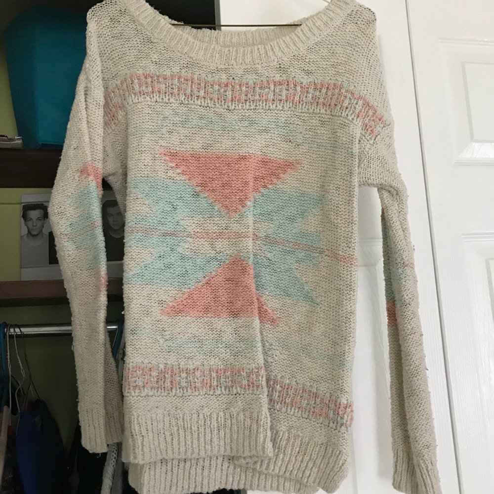 Patterned sweater